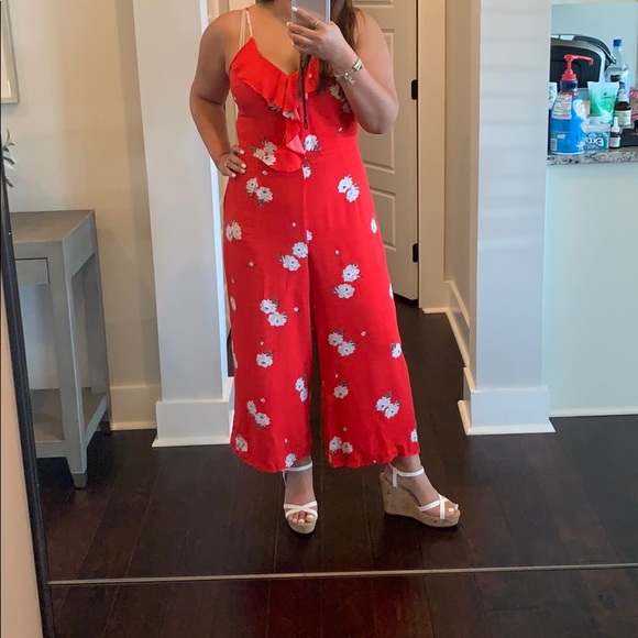 Red jumpsuit - Picture 3 of 8